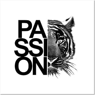 tiger passion motiv Posters and Art